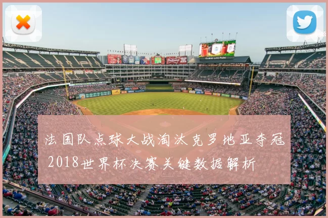 法国队点球大战淘汰克罗地亚夺冠 2018世界杯决赛关键数据解析
